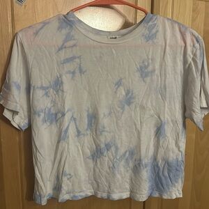 Garage XS Tie Dye Crop Tee Shirt